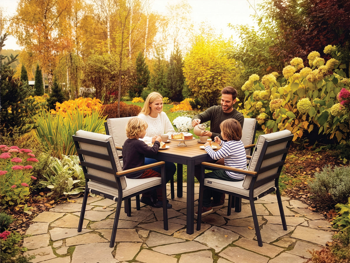 Lisbon 4 Seat Dining Set