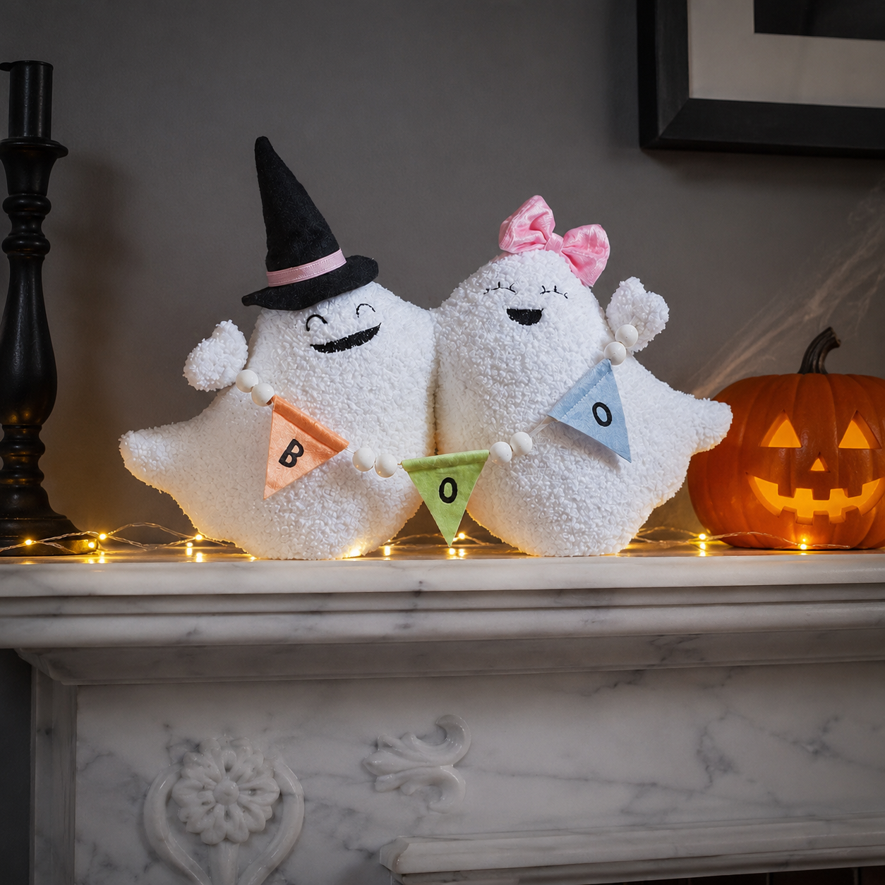 LoveBoos Plush Ghost Decoration