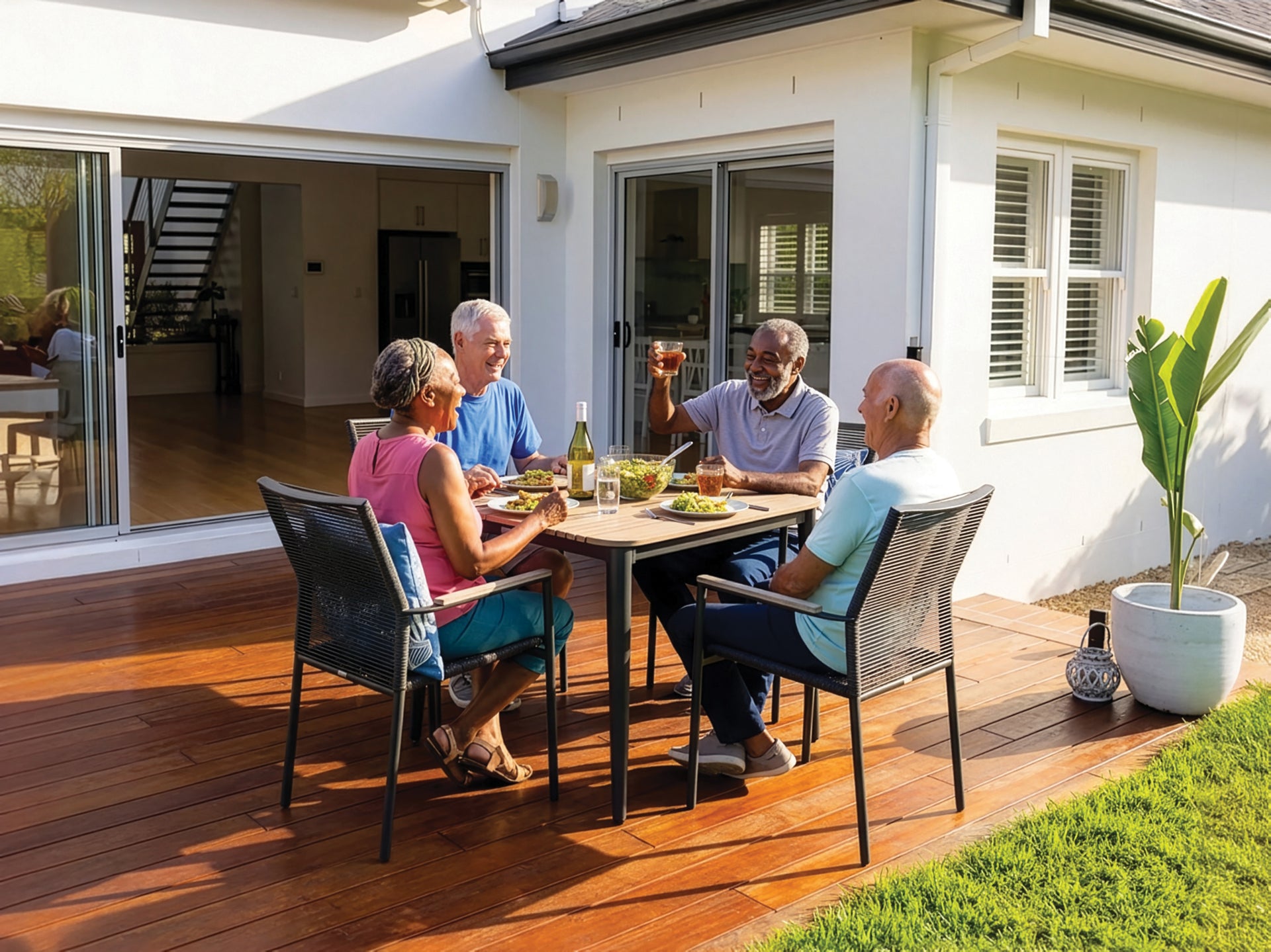 Miami 4 Seat Dining Set