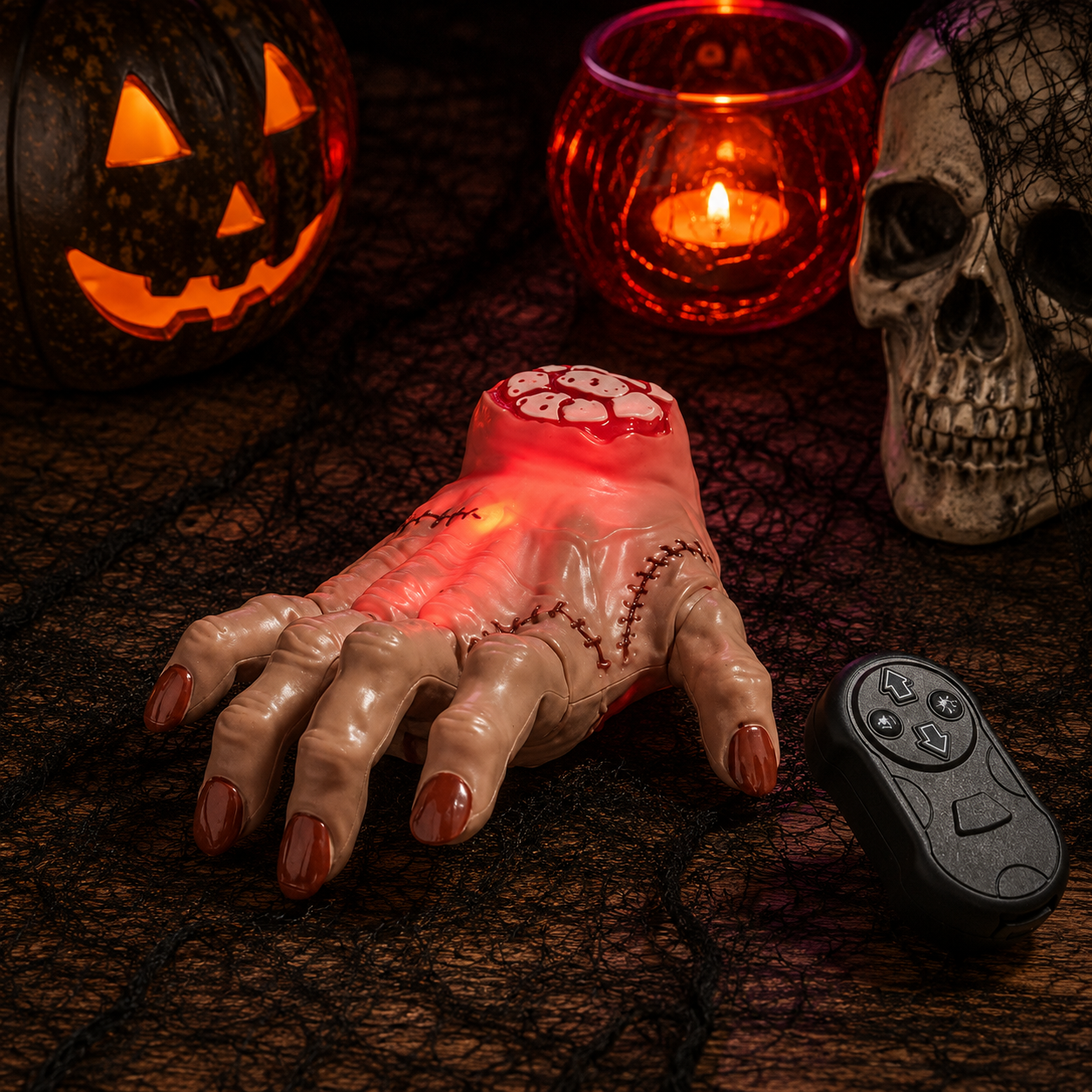 Moving HorrorHand UnNatural! Remote Control Halloween Decoration