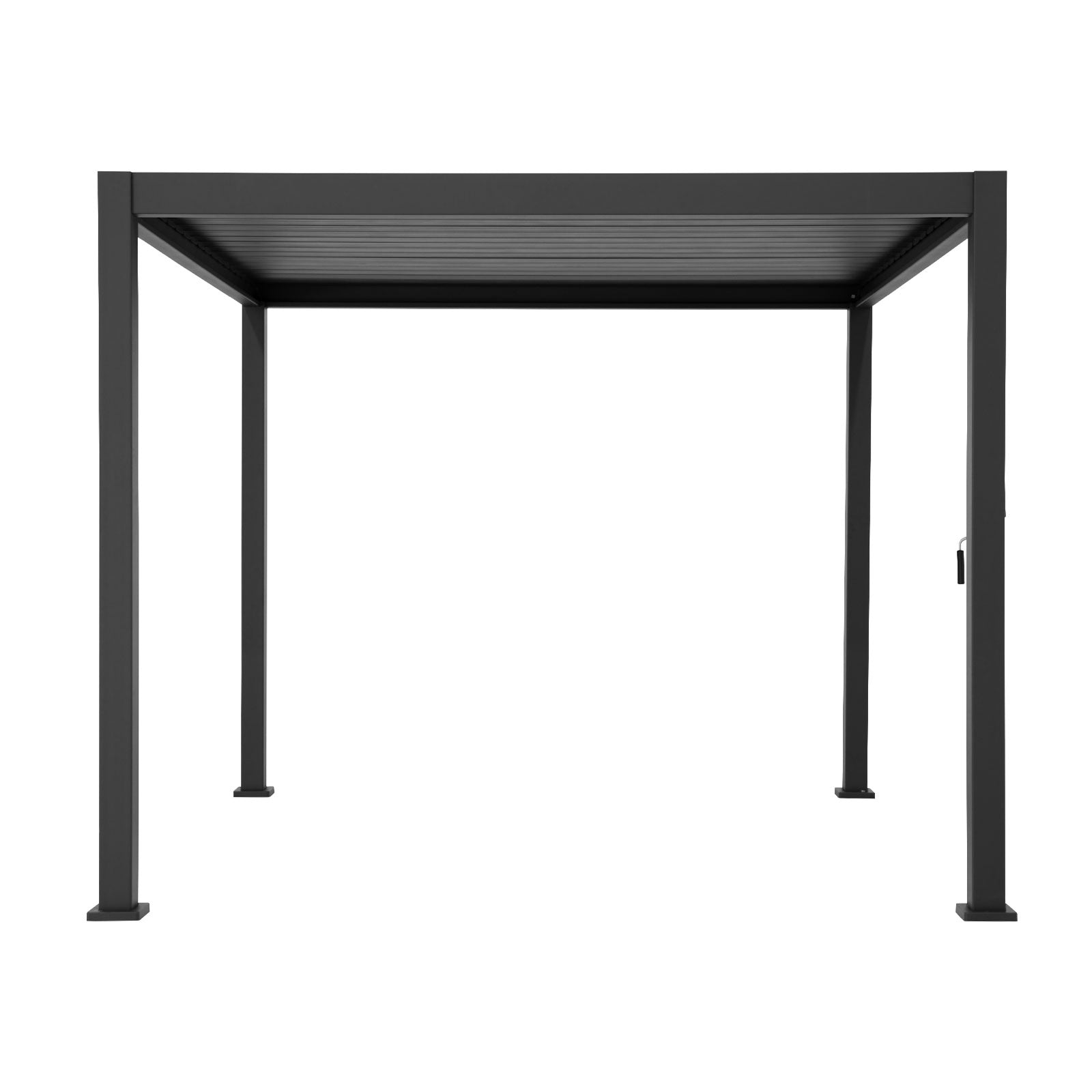 ENJOi Leo Aluminium Rectangular Pergola Anthracite Grey - 3.6m x 3m