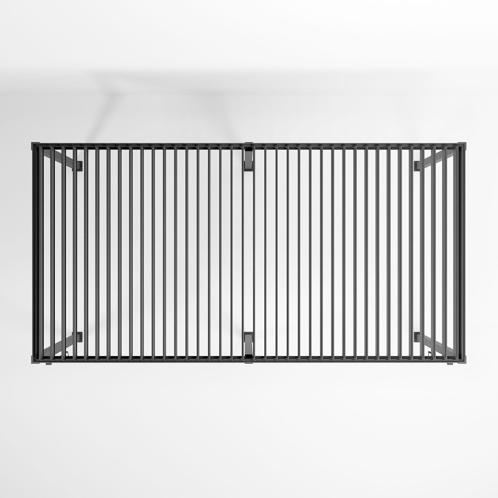 ENJOi Leo Aluminium Rectangular Pergola Anthracite Grey - 6m x 3m