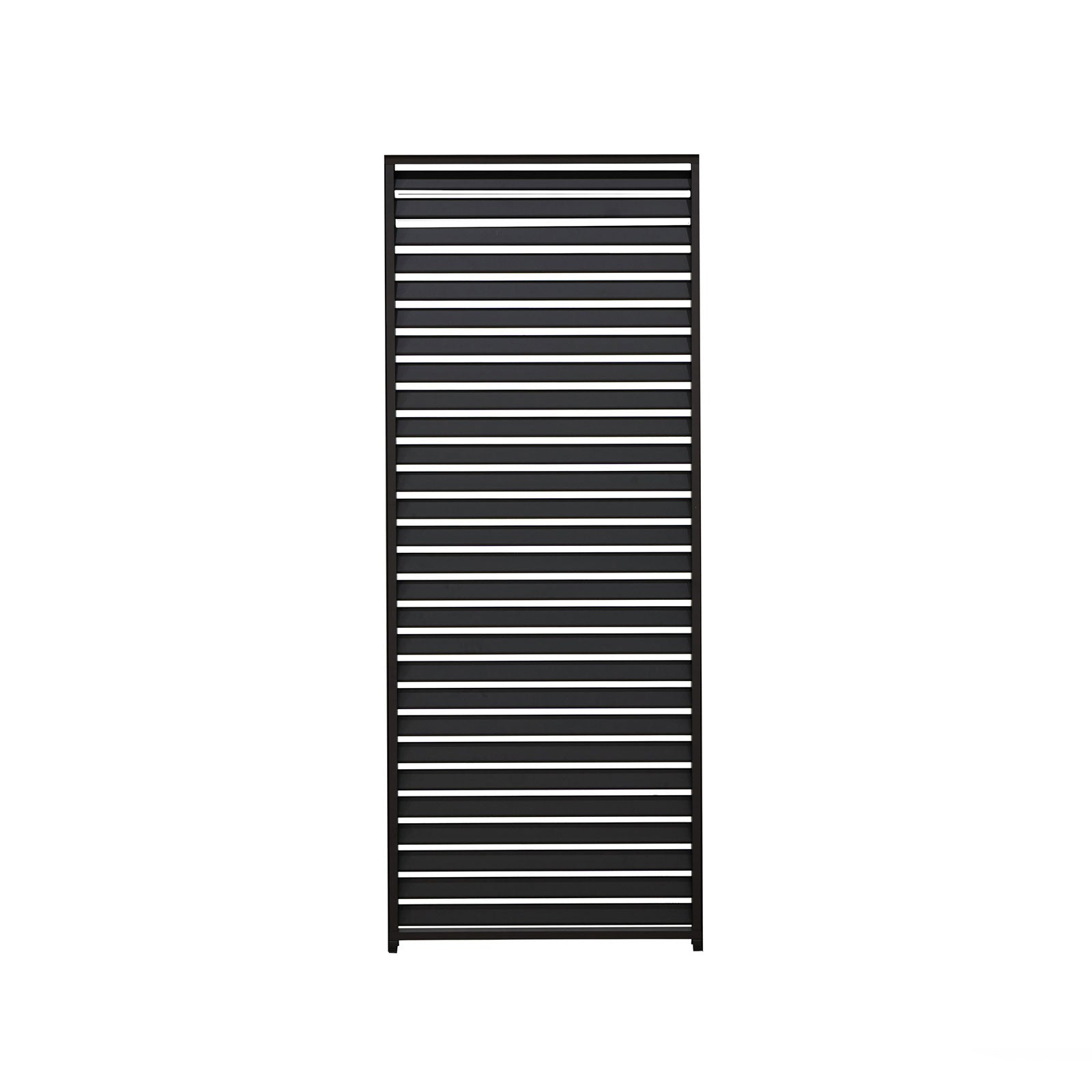 ENJOi Leo Fixed Horizontal Louvre Side Panel Grey - 1m
