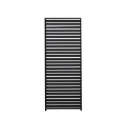 ENJOi Leo Fixed Horizontal Louvre Side Panel Anthracite Grey - 1m