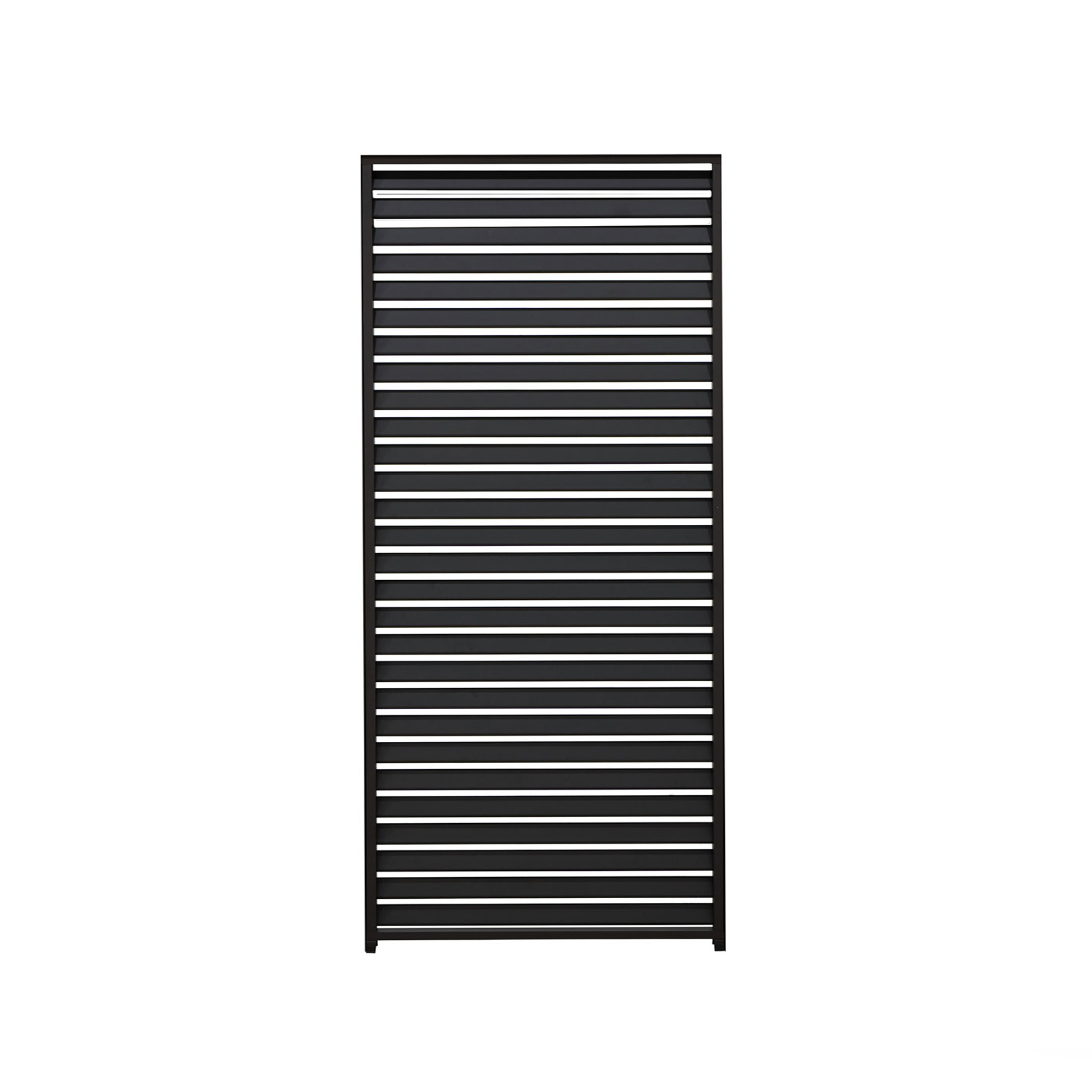 ENJOi Leo Fixed Horizontal Louvre Side Panel Anthracite Grey - 1.2m