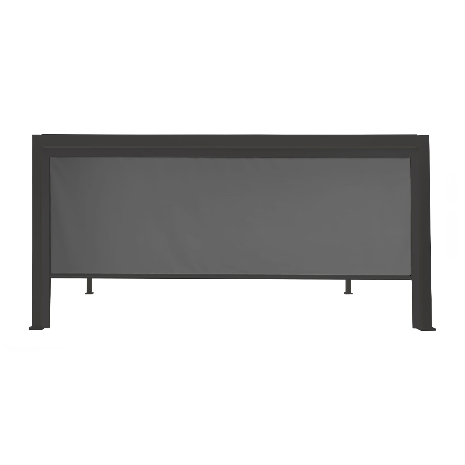 ENJOi Leo Pull Down Privacy Screen Anthracite Grey - 3.6m
