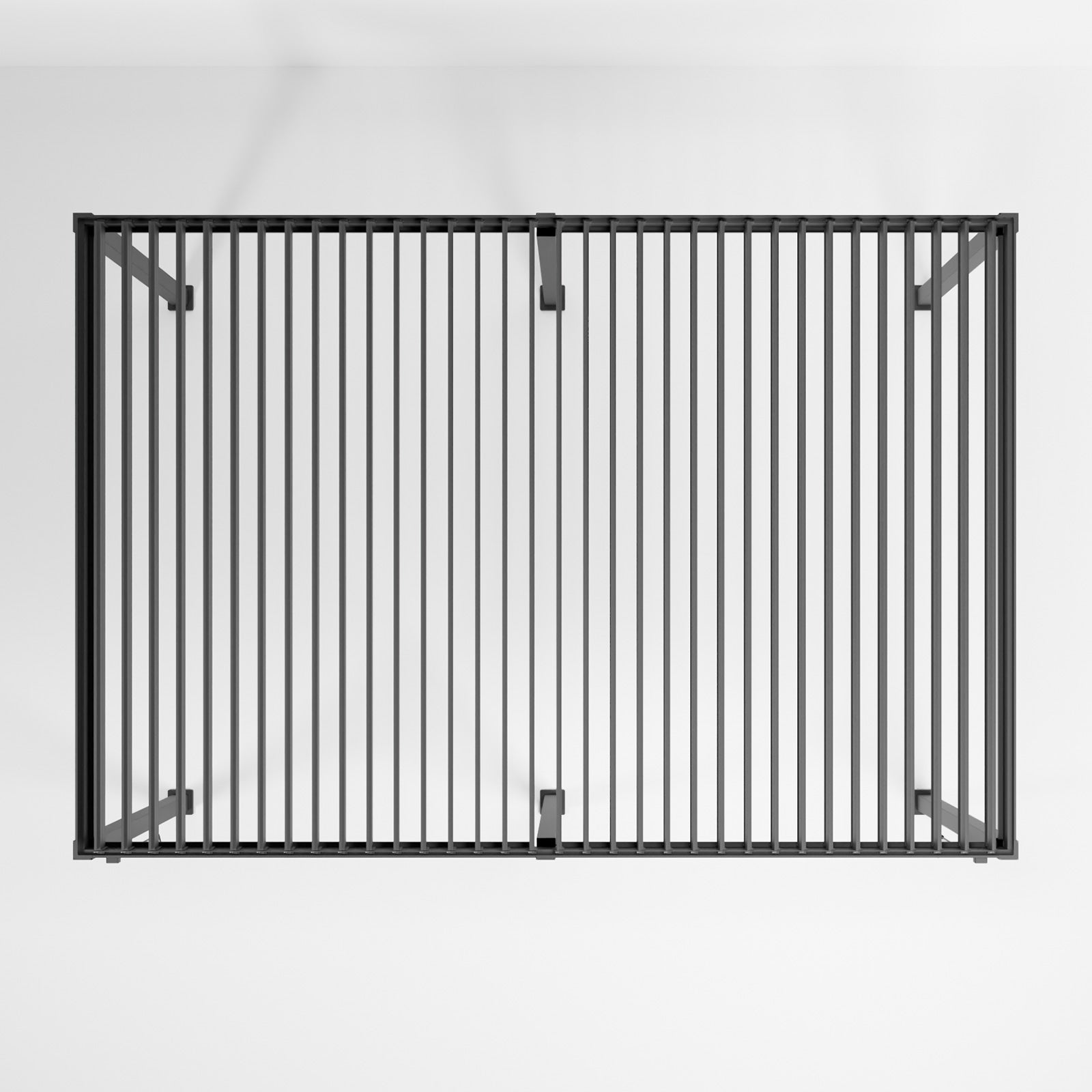 ENJOi Leo Aluminium Rectangular Pergola Anthracite Grey - 5.3m x 3m