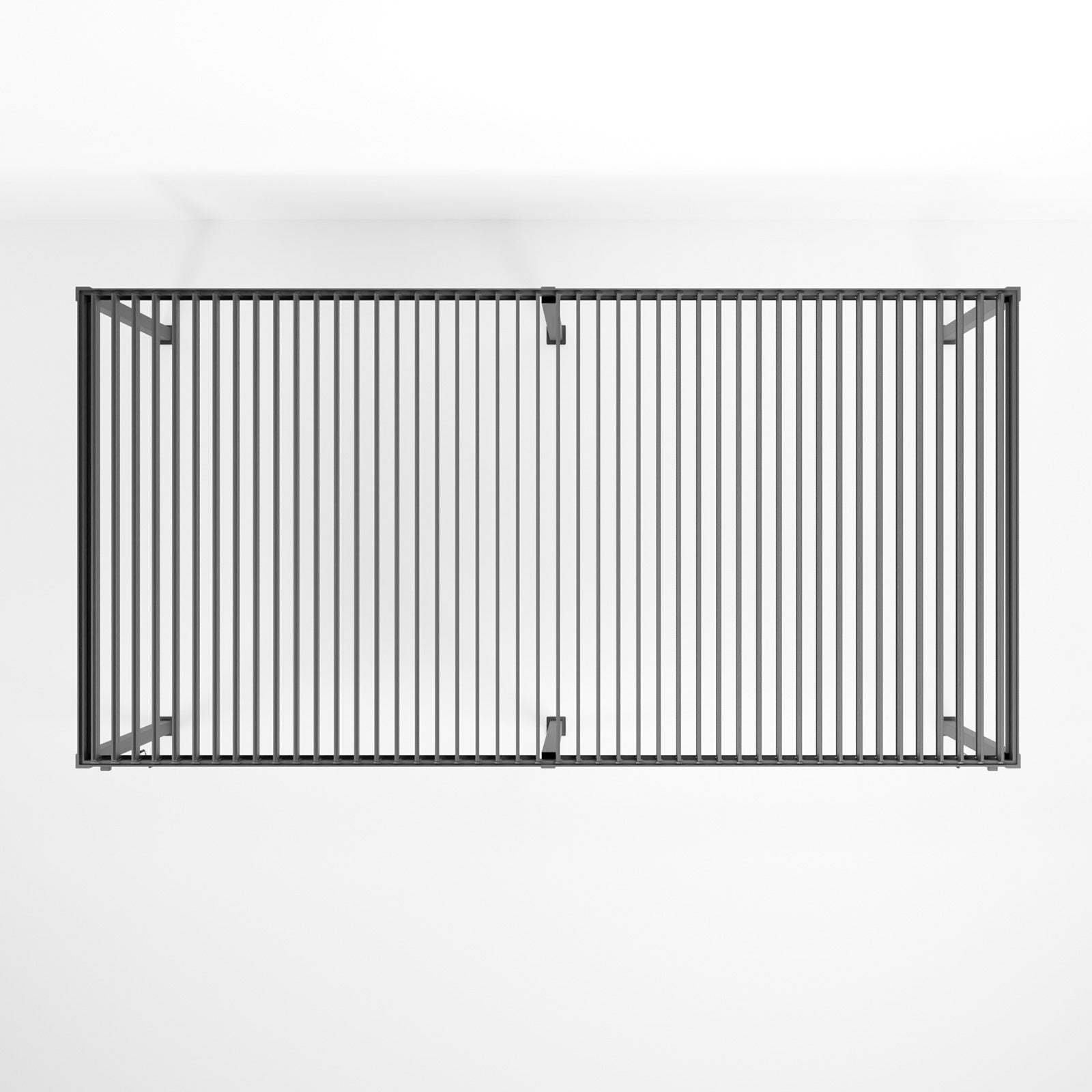 ENJOi Leo Aluminium Rectangular Pergola Anthracite Grey - 7.2m x 3.6m
