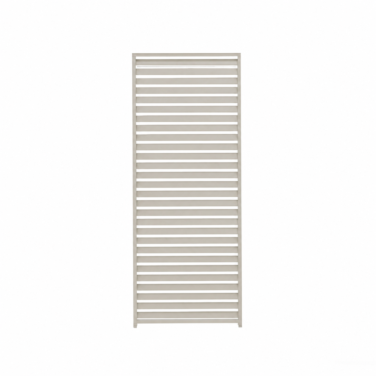 ENJOi Leo Fixed Horizontal Louvre Side Panel Pebble - 1m