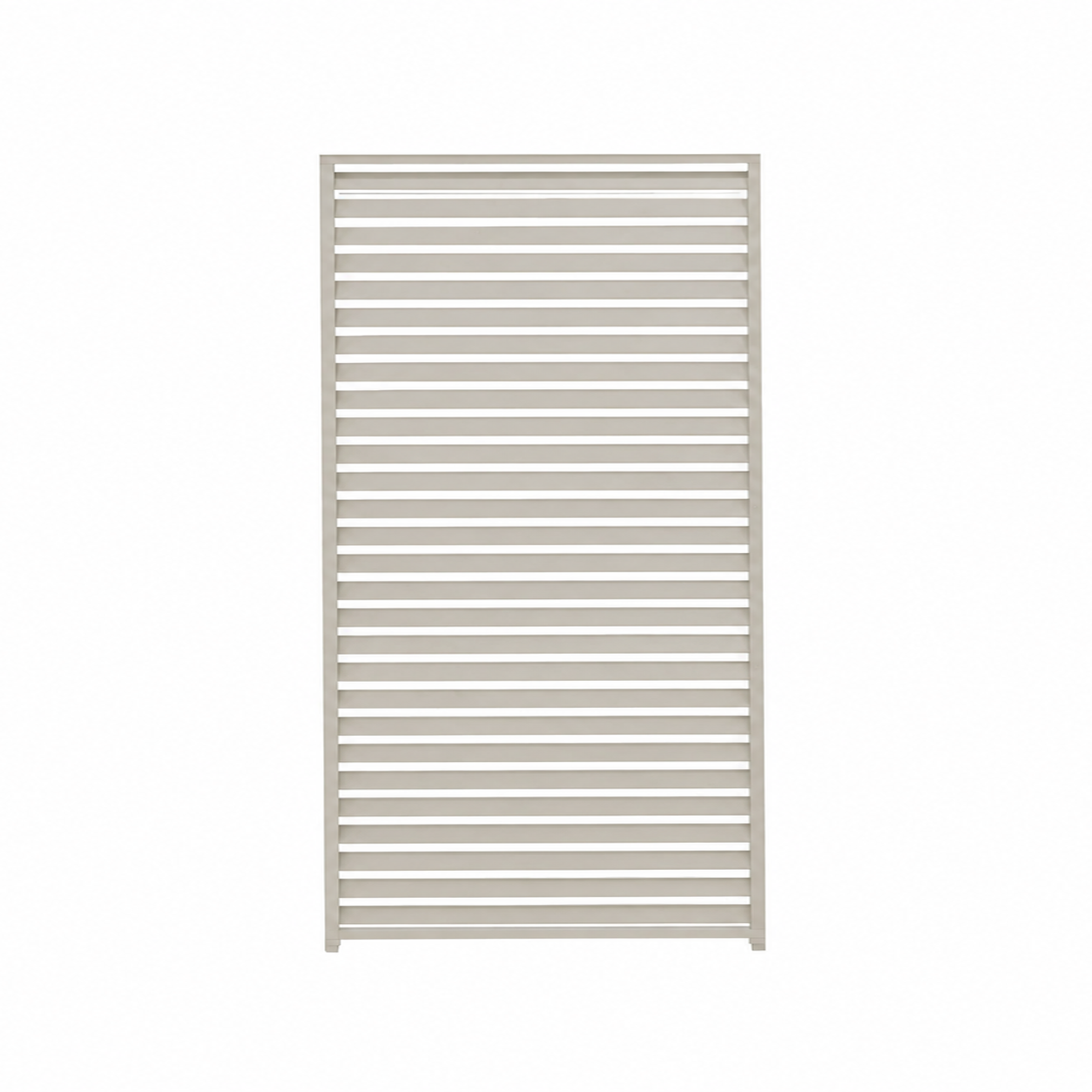 ENJOi Leo Fixed Horizontal Louvre Side Panel Pebble - 1.3m