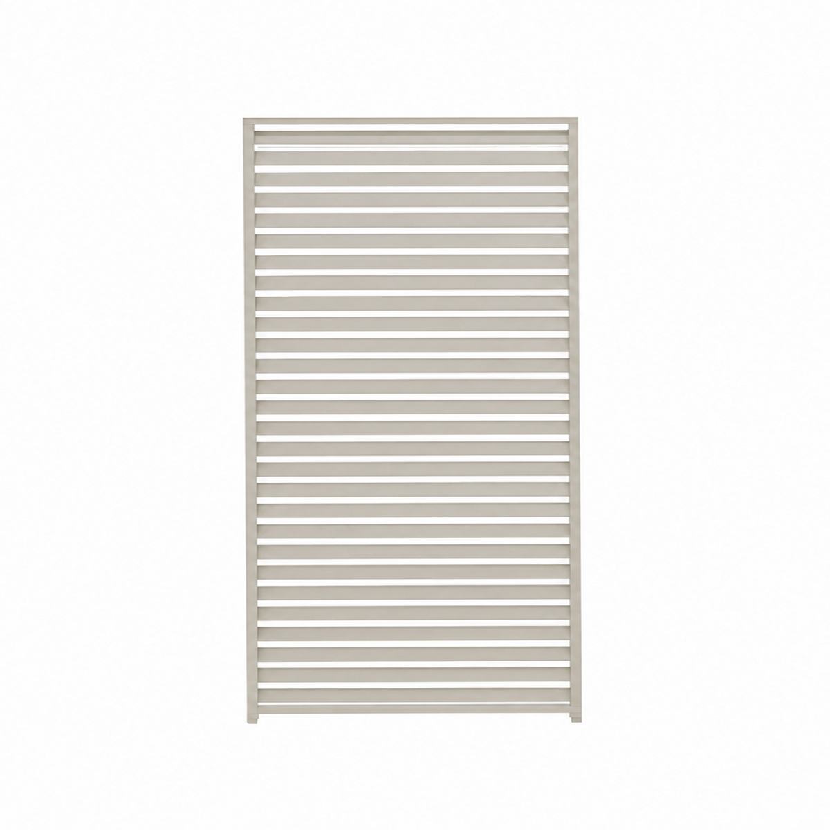 ENJOi Leo Fixed Horizontal Louvre Side Panel Pebble - 1.3m