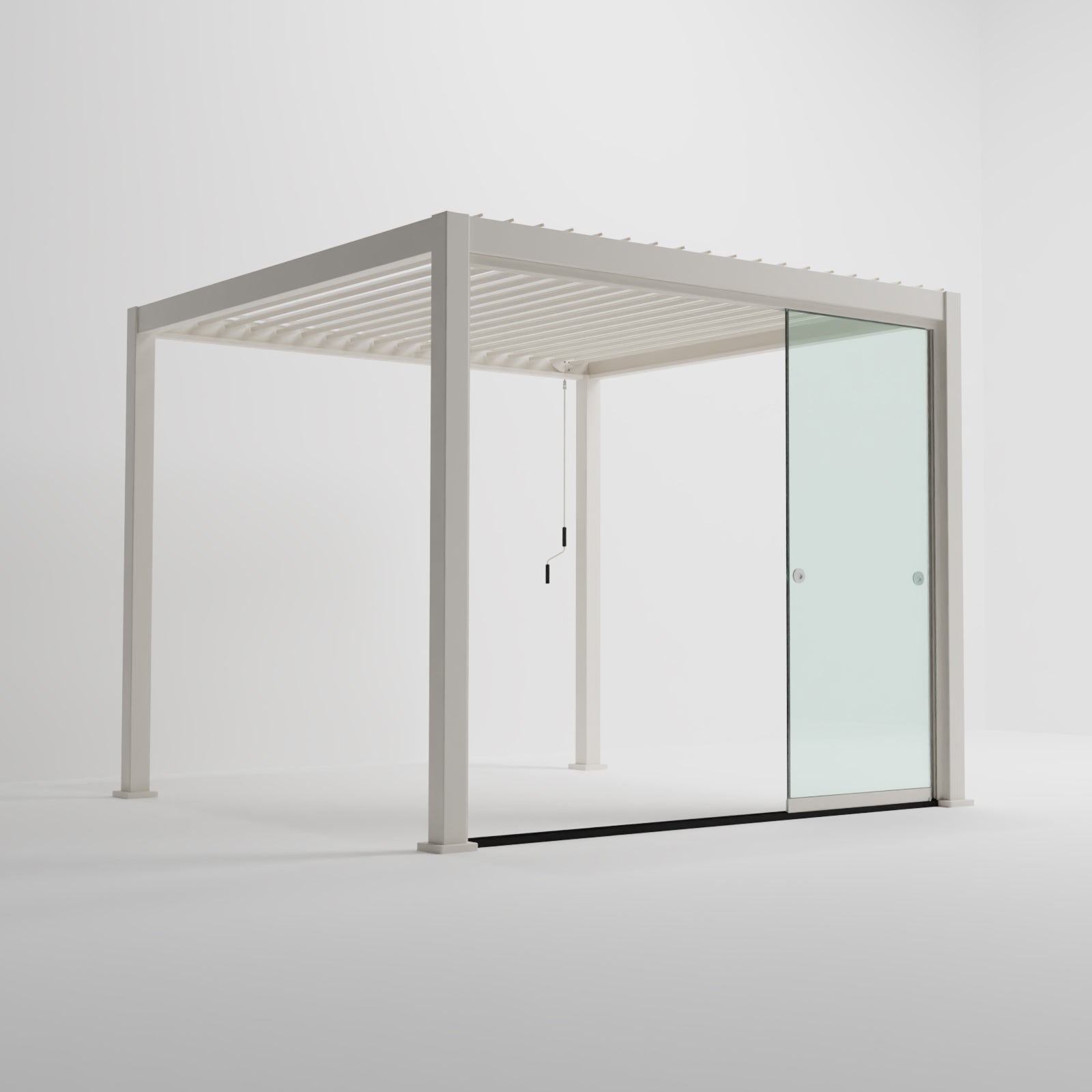 ENJOi Leo Glass Sliding Doors Pebble/Glass - 3m