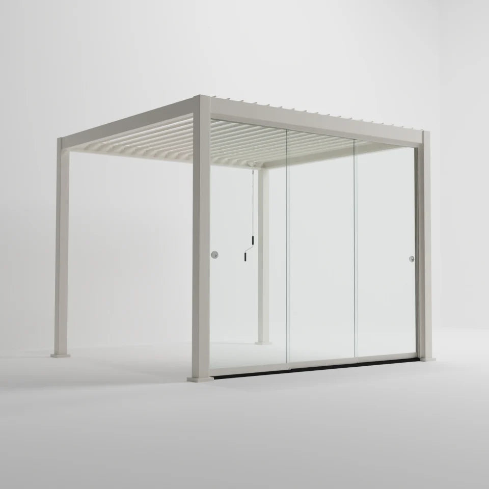 ENJOi Leo Glass Sliding Doors Pebble/Glass - 3m
