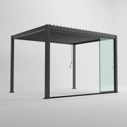 ENJOi Leo Glass Sliding Doors Anthracite Grey/Glass - 3.6m