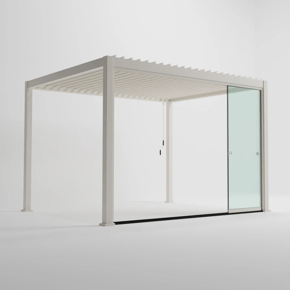ENJOi Leo Glass Sliding Doors Pebble/Glass - 3.6m
