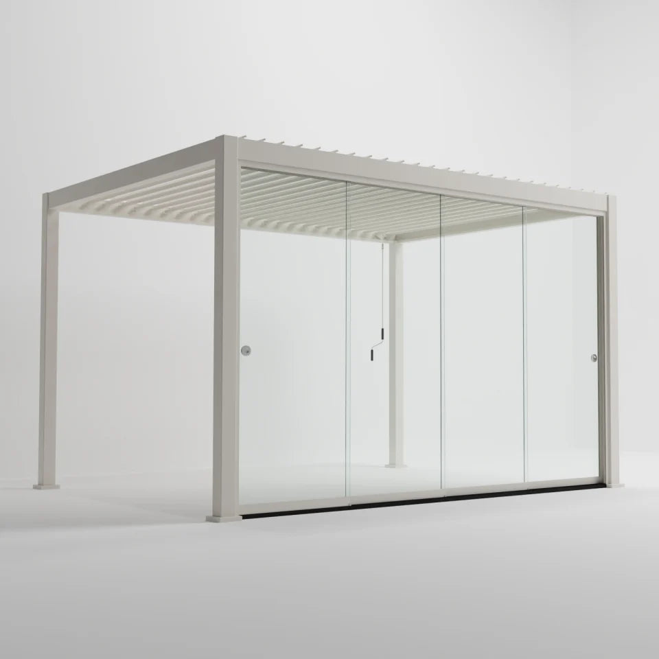 ENJOi Leo Glass Sliding Doors Pebble/Glass - 4m