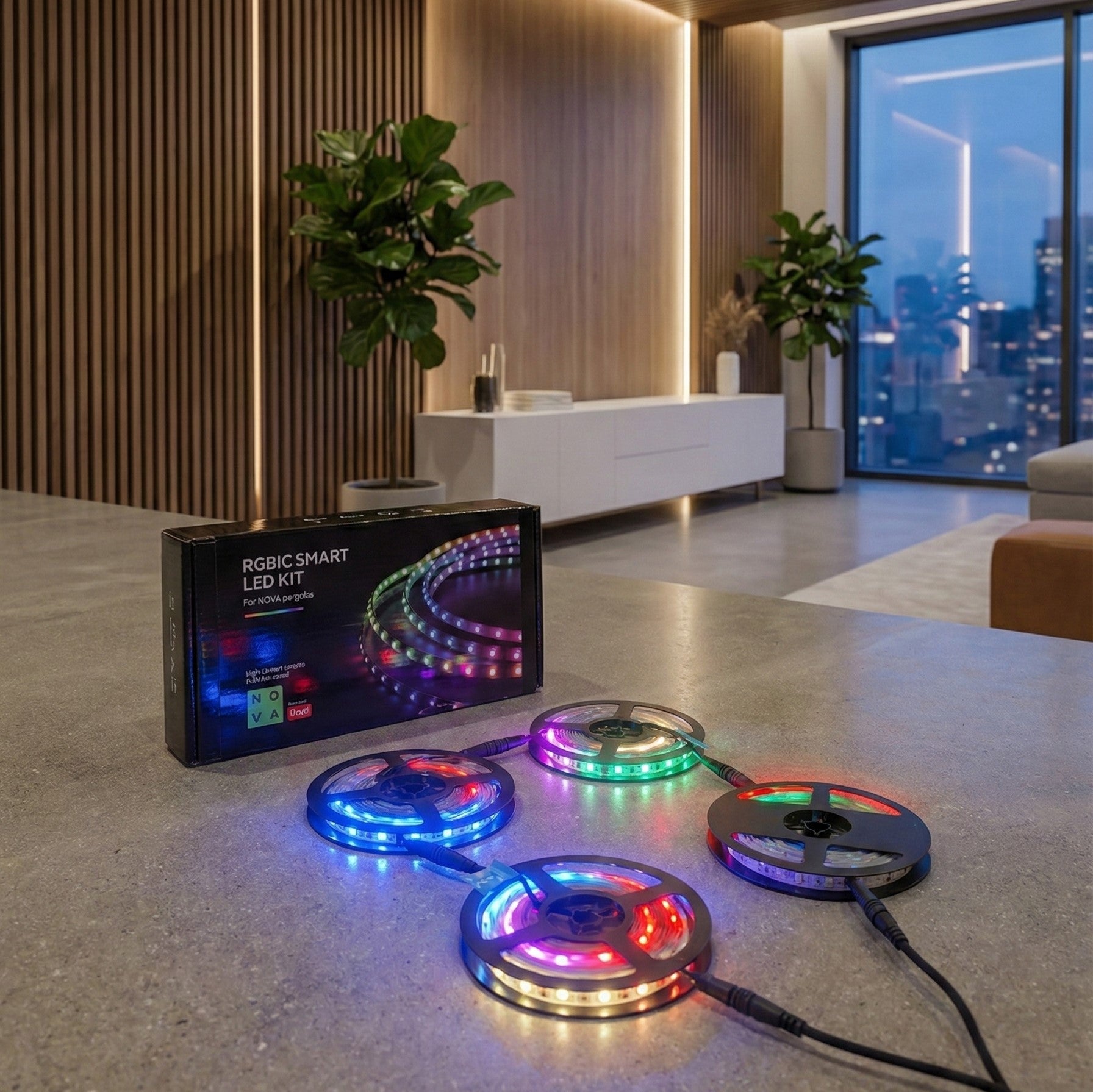 Smart LED Pergola Light Kit - 4m x 3.6m