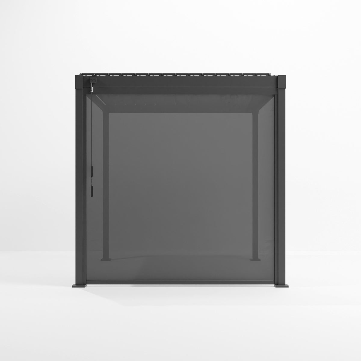 ENJOi Aura Pull Down Privacy Screen Anthracite Grey - 3m
