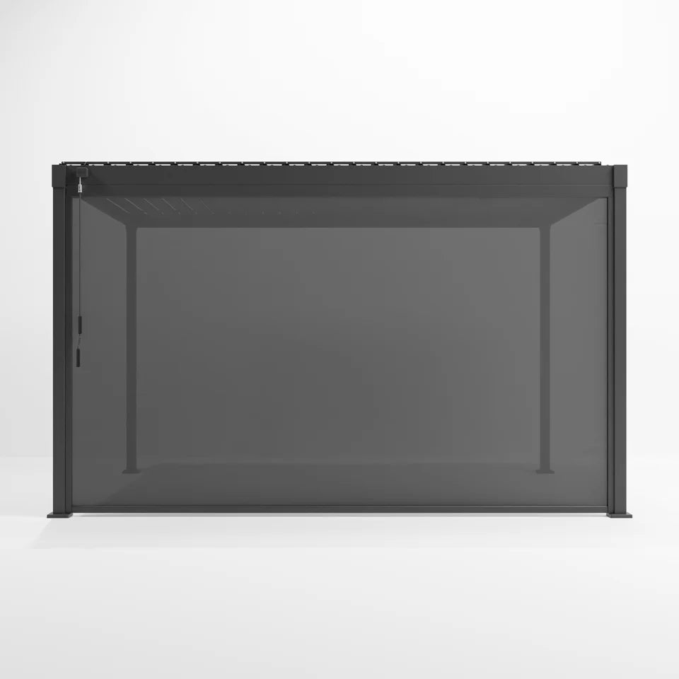 ENJOi Aura Pull Down Privacy Screen Anthracite Grey - 4m