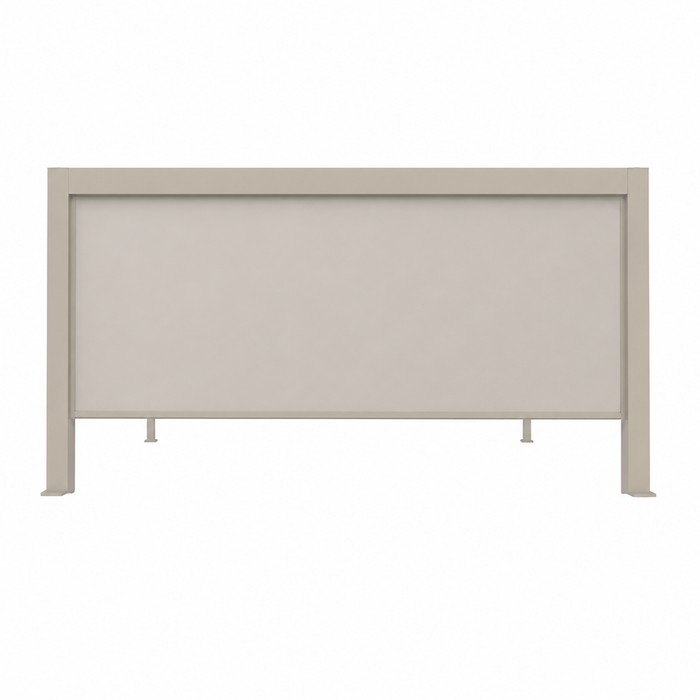 ENJOi Leo Pull Down Privacy Screen Pebble - 3.6m
