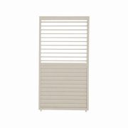 ENJOi Leo Adjustable Louvre Side Panel Pebble - 1m