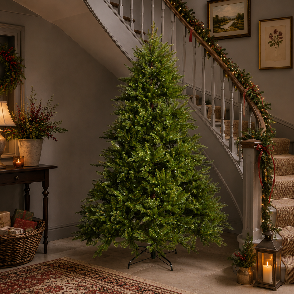 7ft Noble King Conifer Artificial Christmas Tree