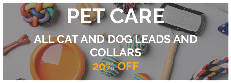 Pet Care Cat and Dog Leads 20% offer