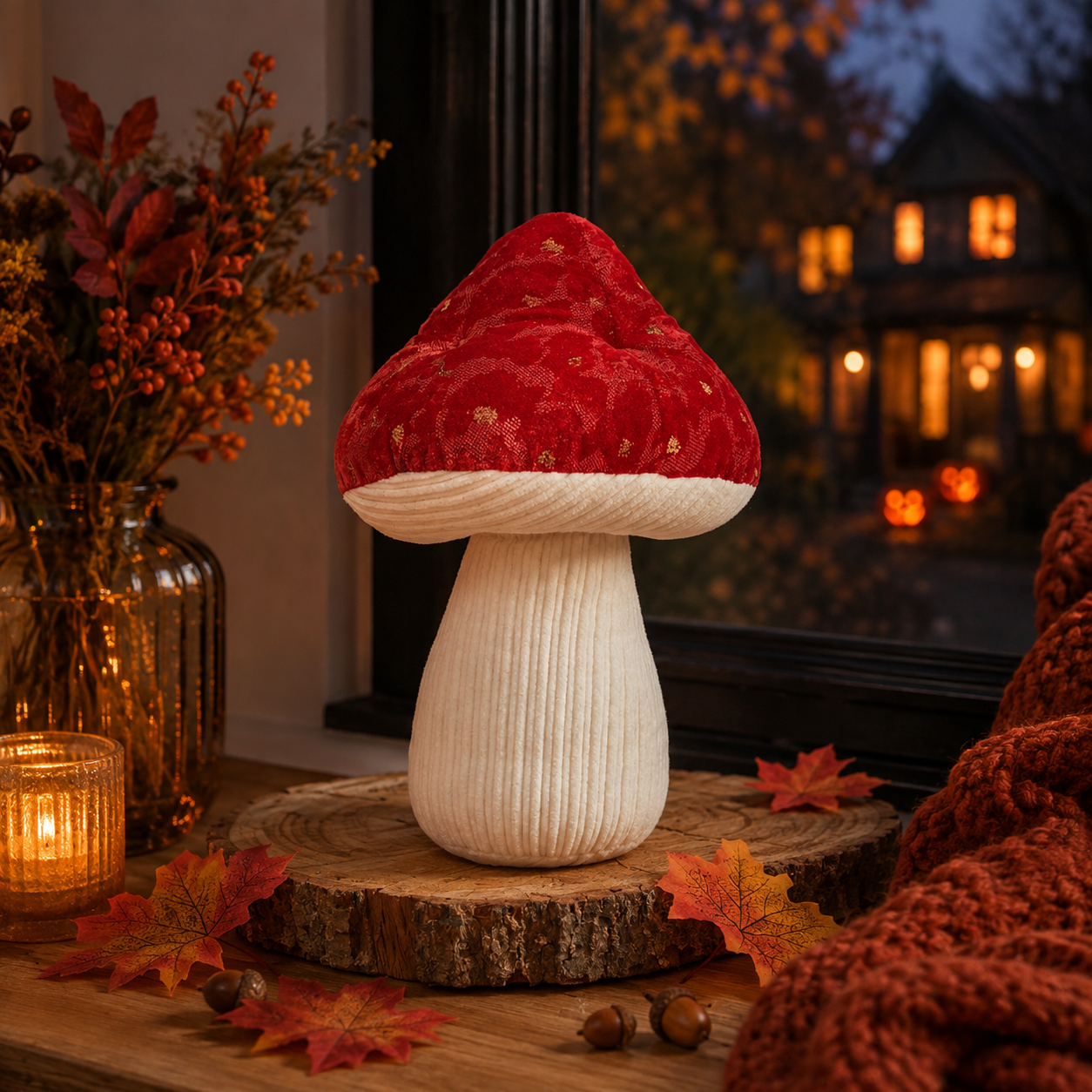 Plushroom! Autumn Mushroom Plush Decoration