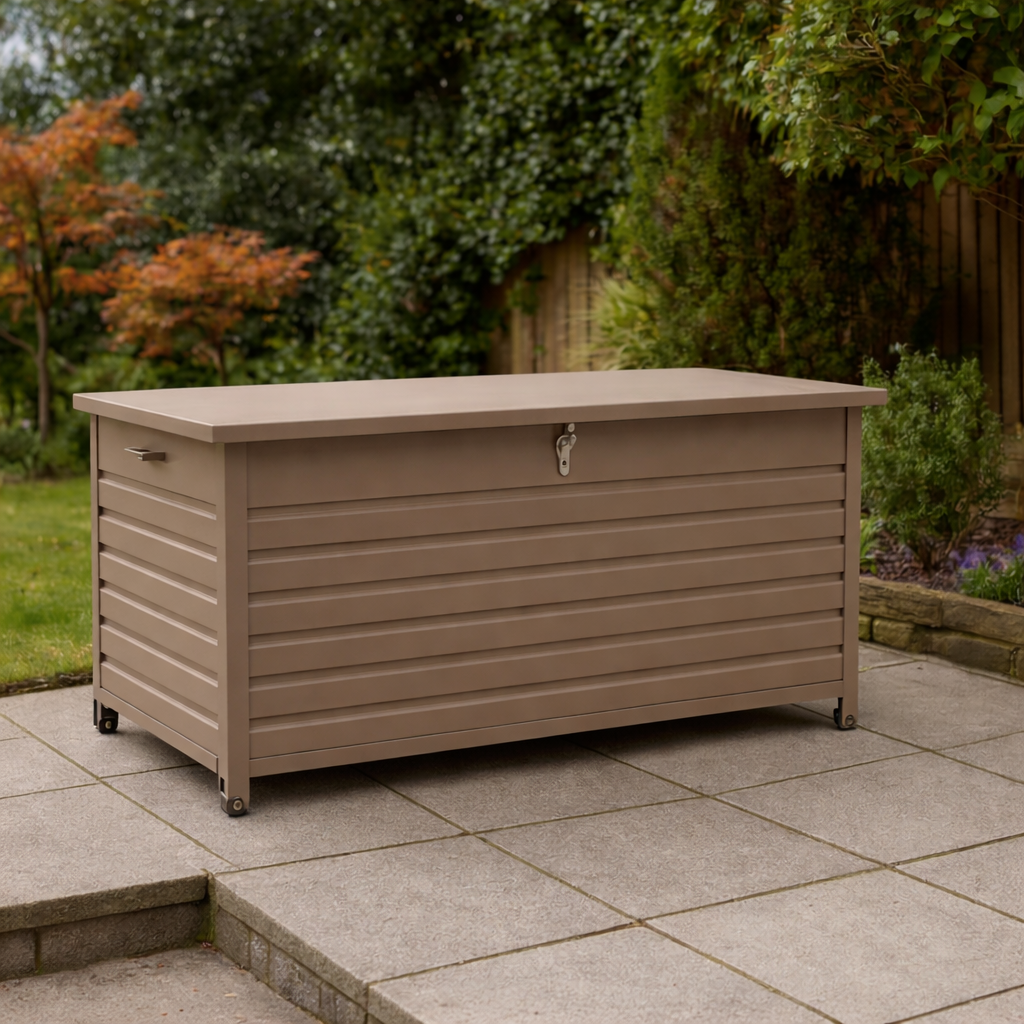 ENJOi Shadow Large Cushion Box Taupe