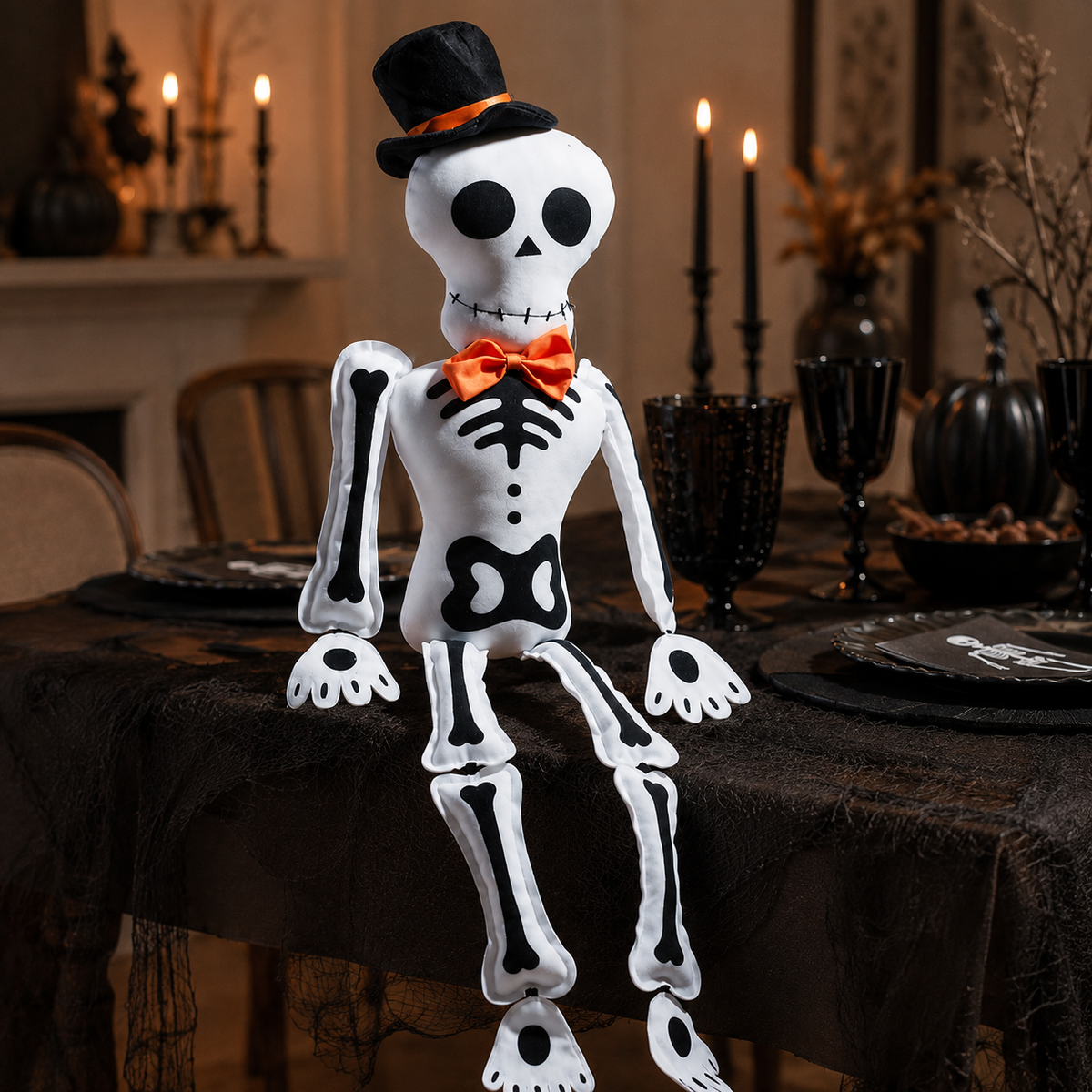 Skelly Plush Skeleton Decoration 92cm