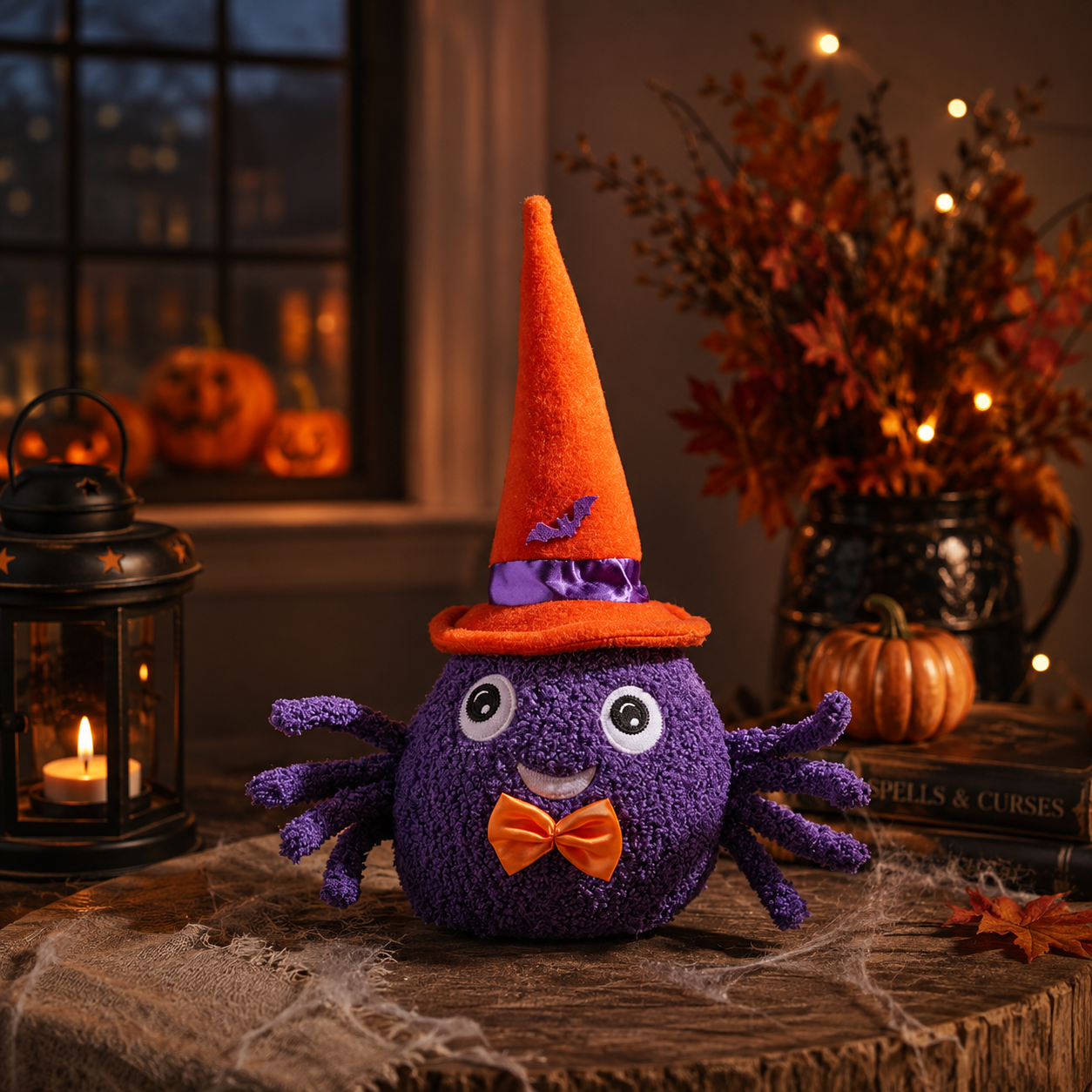 SpiderWitch! Halloween Plush Decoration