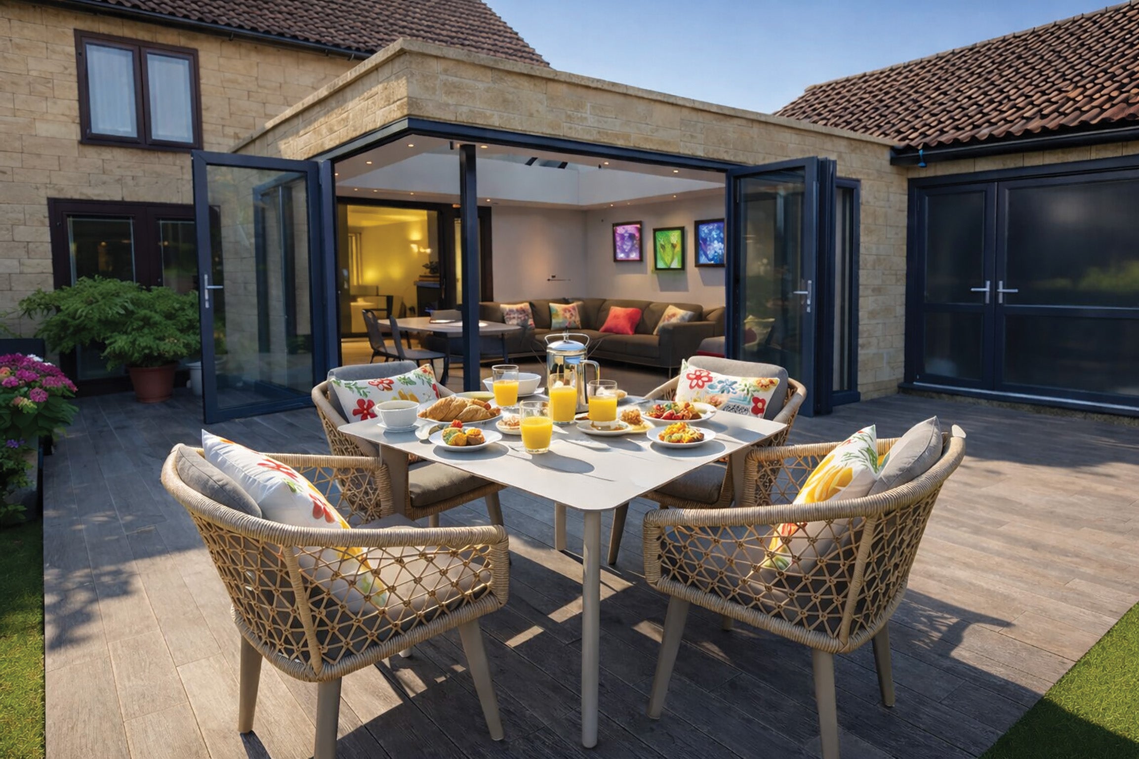 ENJOi Sydney 4 Seat Dining Set