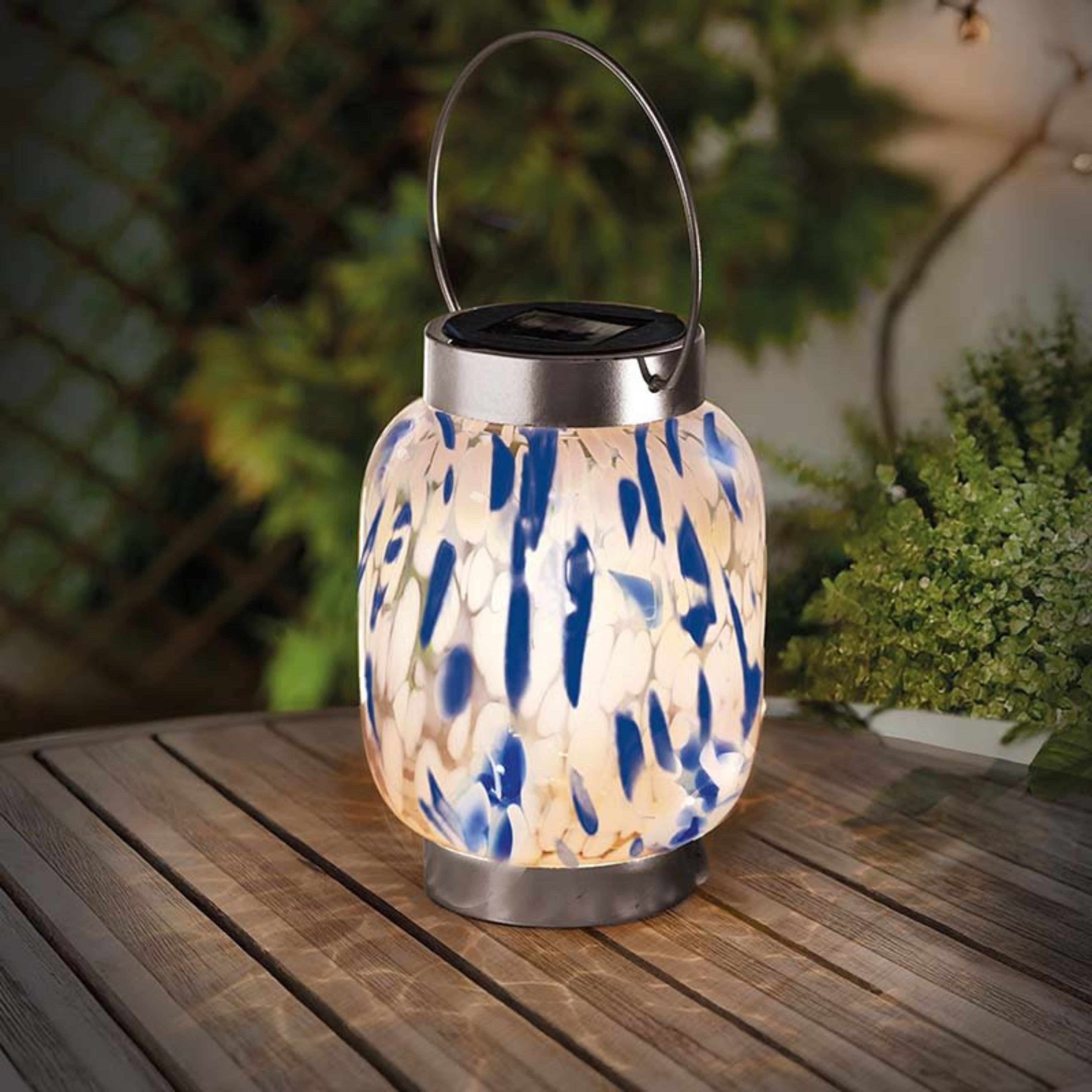 GlassArt Solar Lantern