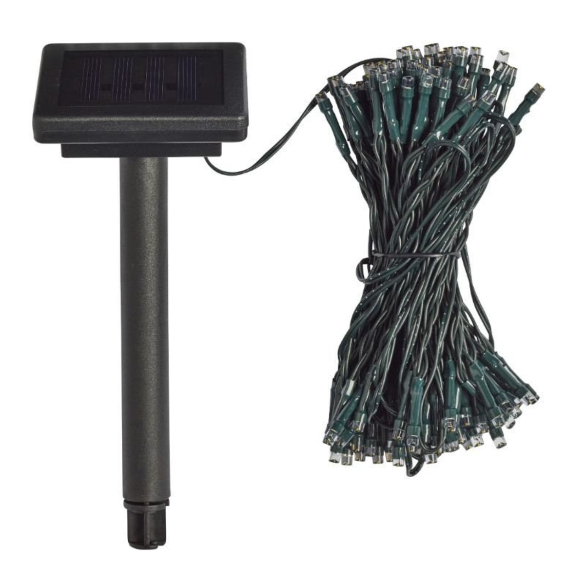 One Solar String 100 Warm White Solar String Lights – Decorative Solar Garden Lights ...