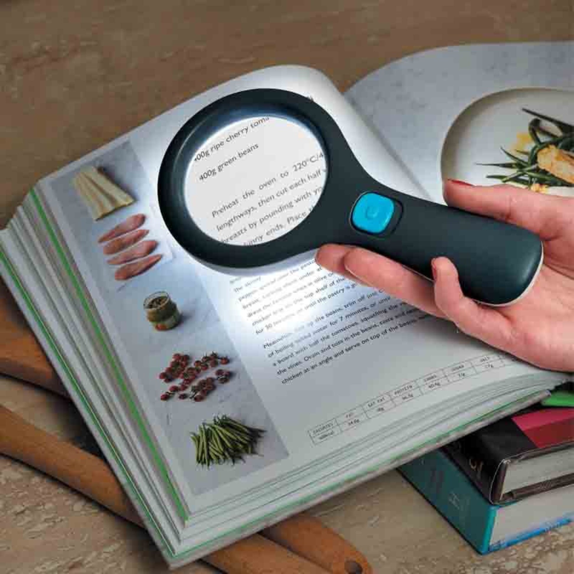 Magnifying Glass w/Light 30L