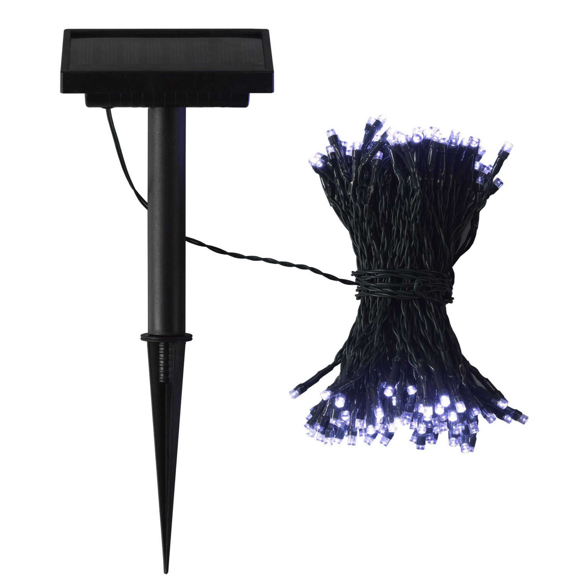 200 Solar Strings Cool White String Lights