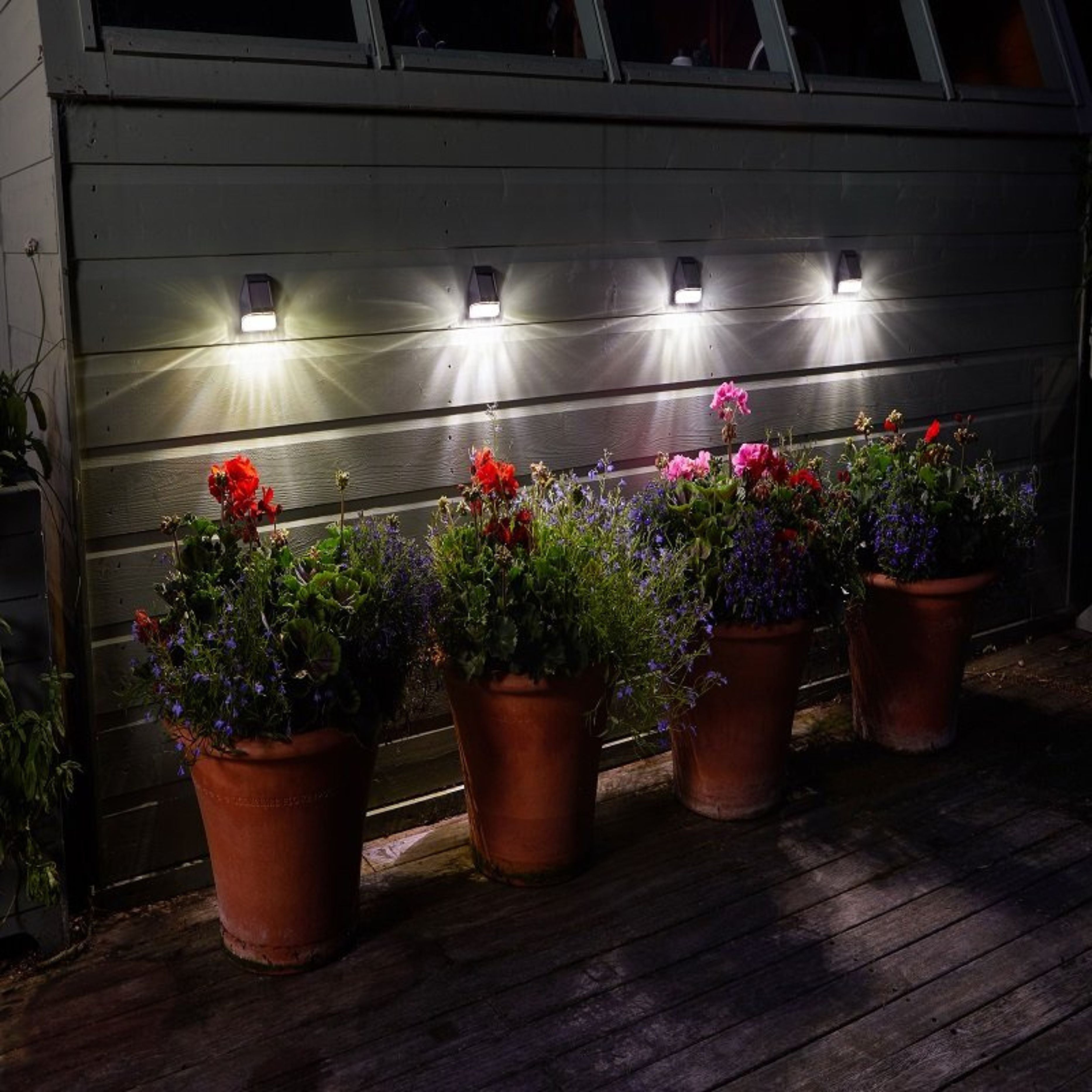 Wall, Fence, Post Light 4pk 3L