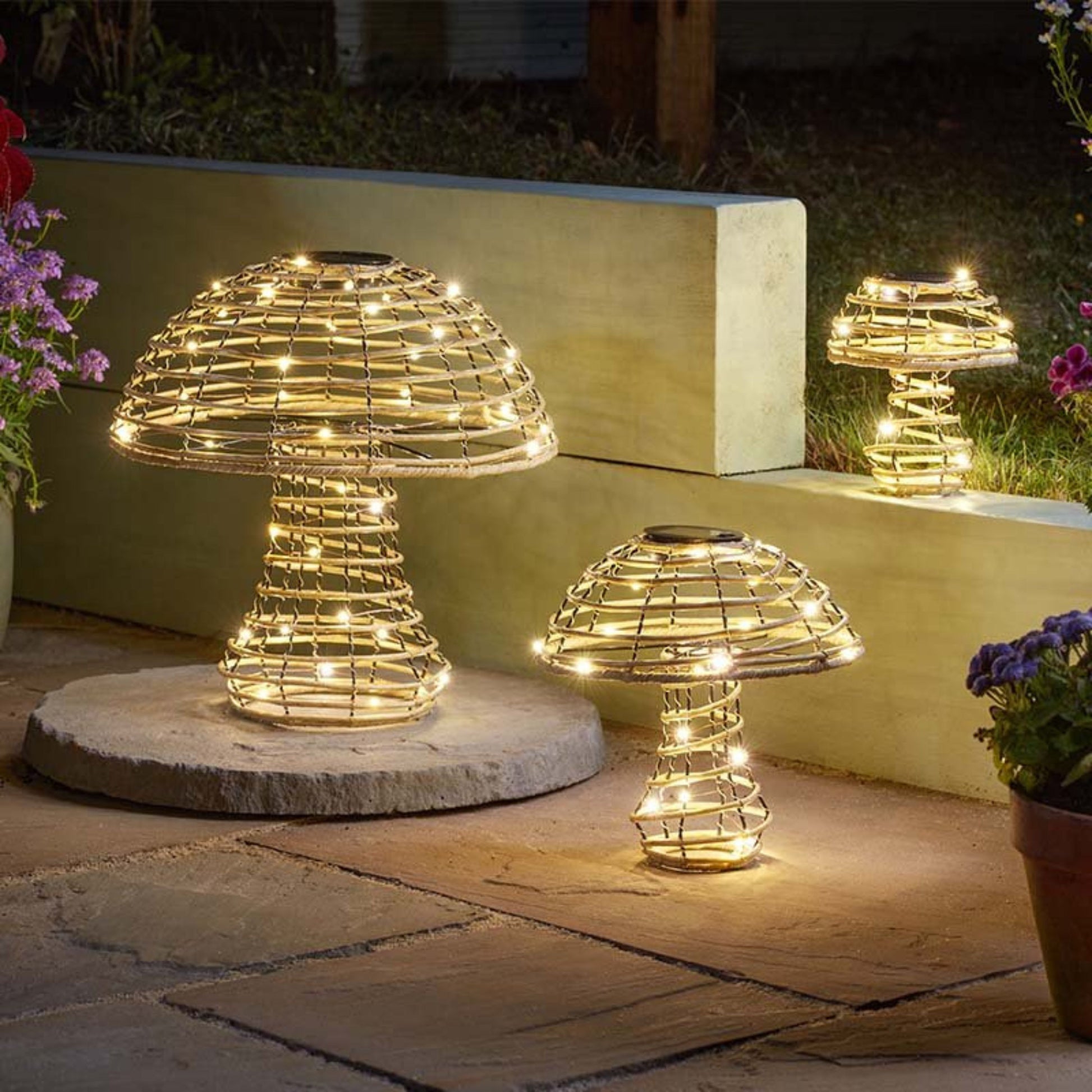 GlowCap Rattan Mushroom