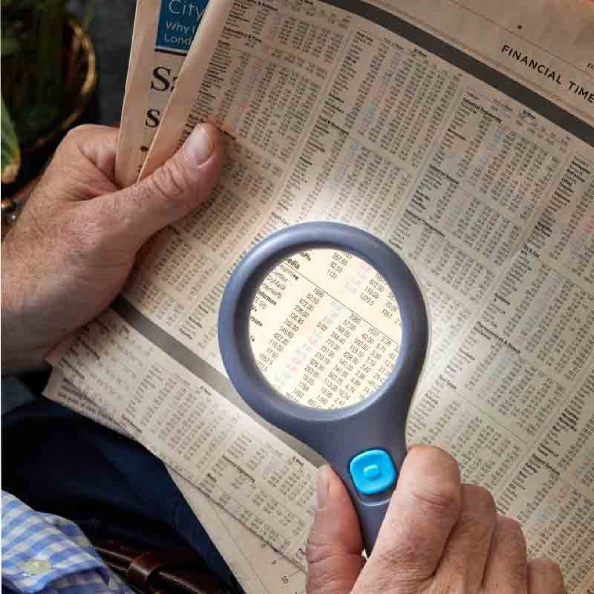 Magnifying Glass w/Light 30L