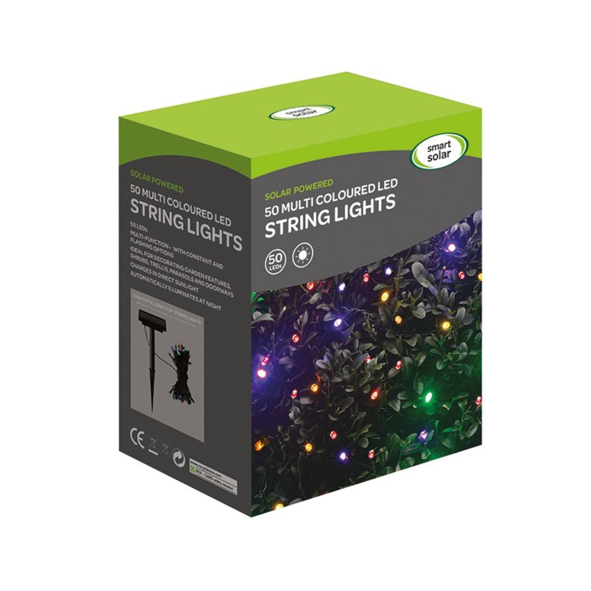 Solar Strings Multi Coloured LEDs