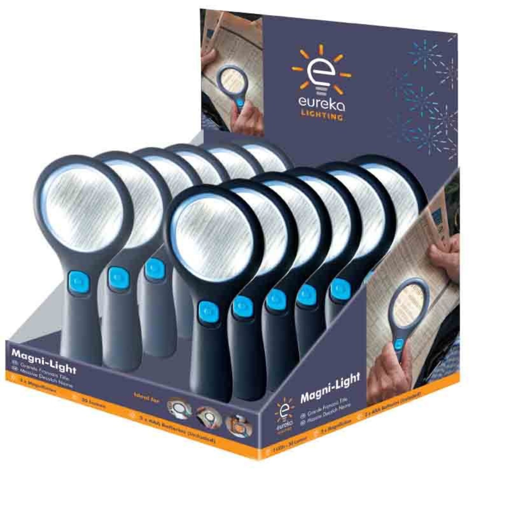 Magnifying Glass w/Light 30L
