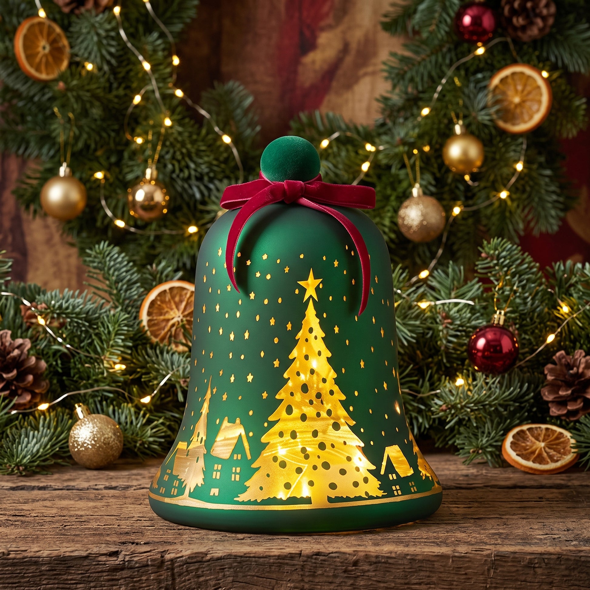 WonderBell Emerald LED Christmas Decoration