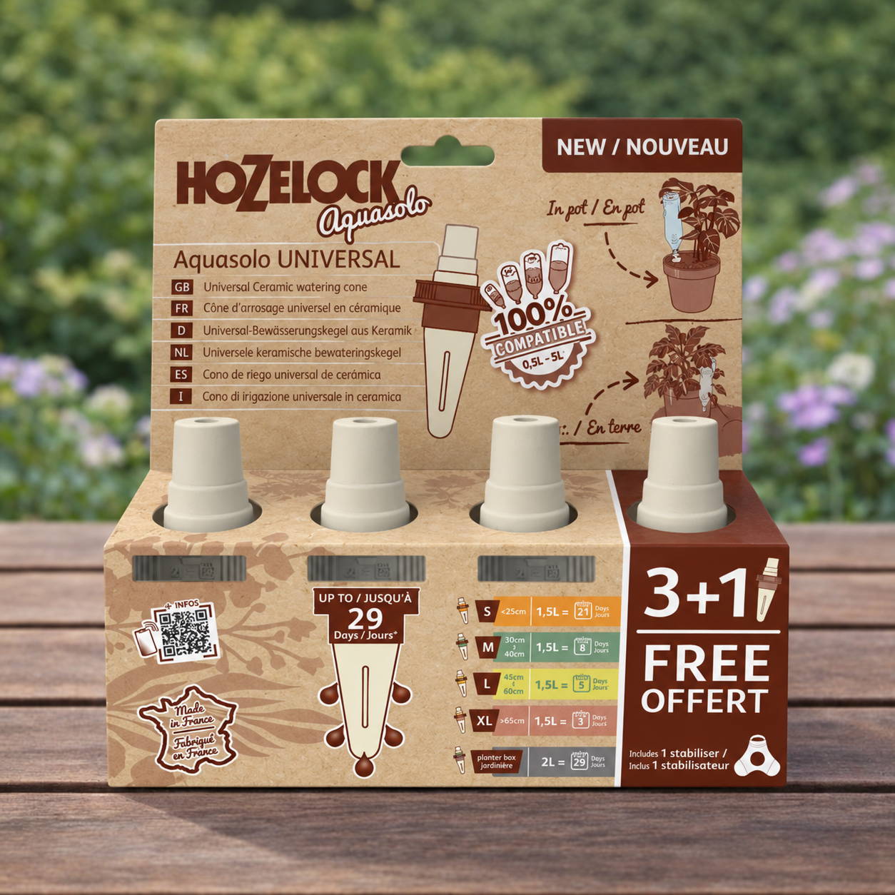 Hozelock Aquasolo Universal Watering Cone Grey
