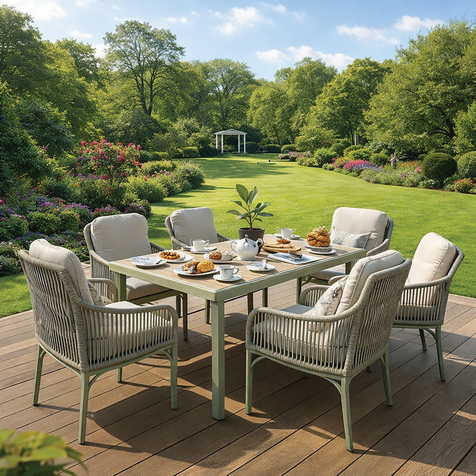 ENJOi Cairo 6 Seat Dining Set