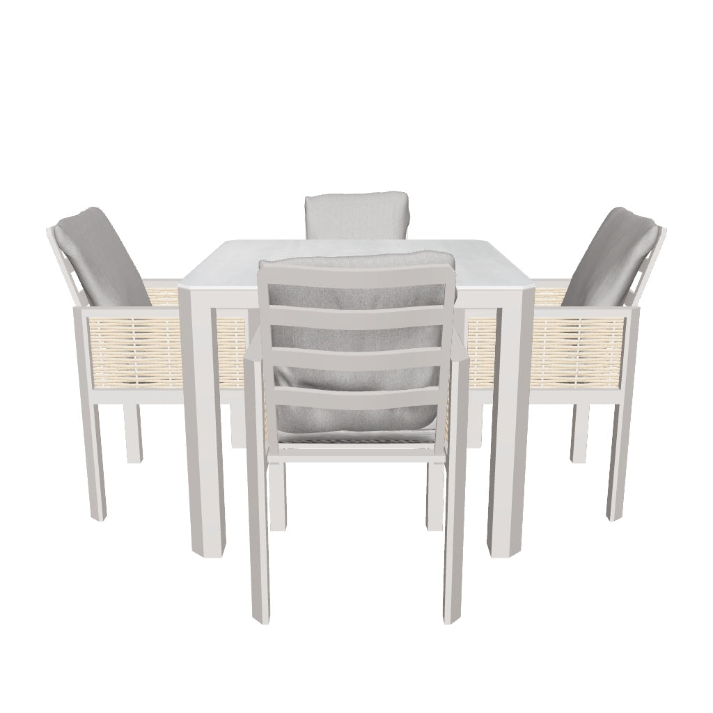 ENJOi Grace 4 Seat Dining Set