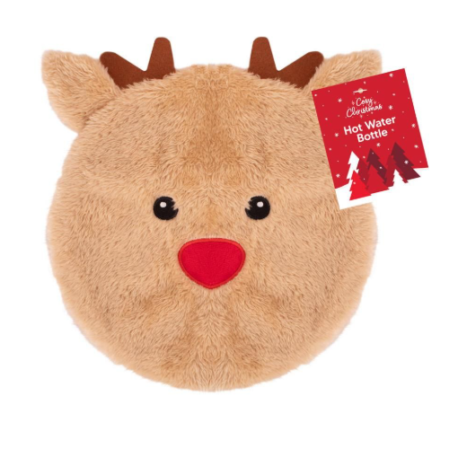 Reindeer Face Hot Water Bottle