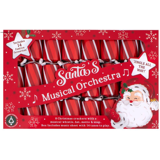 Musical Whistle Crackers - 9.5" - Pack of 8