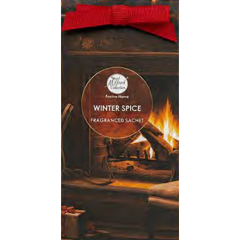 The Milford Collection Christmas Winter Spice Scented Sachet