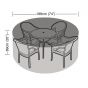 ENJOi 4-6 Seater Round Furniture Set Cover