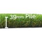 Artificial Grass Gold 39mm 4m width